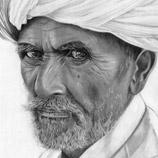 Vieil hindou au turban