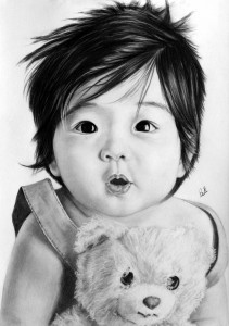 Le portrait au crayon